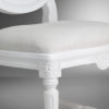 Gustavian Rose Side Chair leg detail