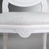 Gustavian Rose Side Chair front detail