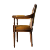 Directoire Side Chair with mustardfabric