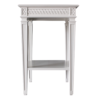 Gust Side Table Front White Back