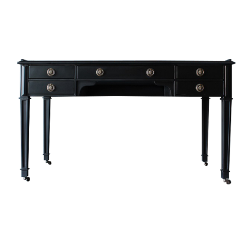 The classic Writer's Desk finished in black